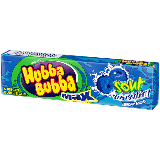 (S1-06) US - Hubba Bubba - Sour Blue Raspberry x 18 units