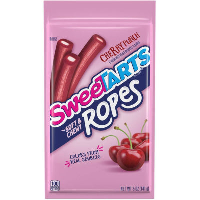 (S1-08) US - Peg Bag - Wonka SweeTarts Ropes Cherry Punch - 5oz x12 Units