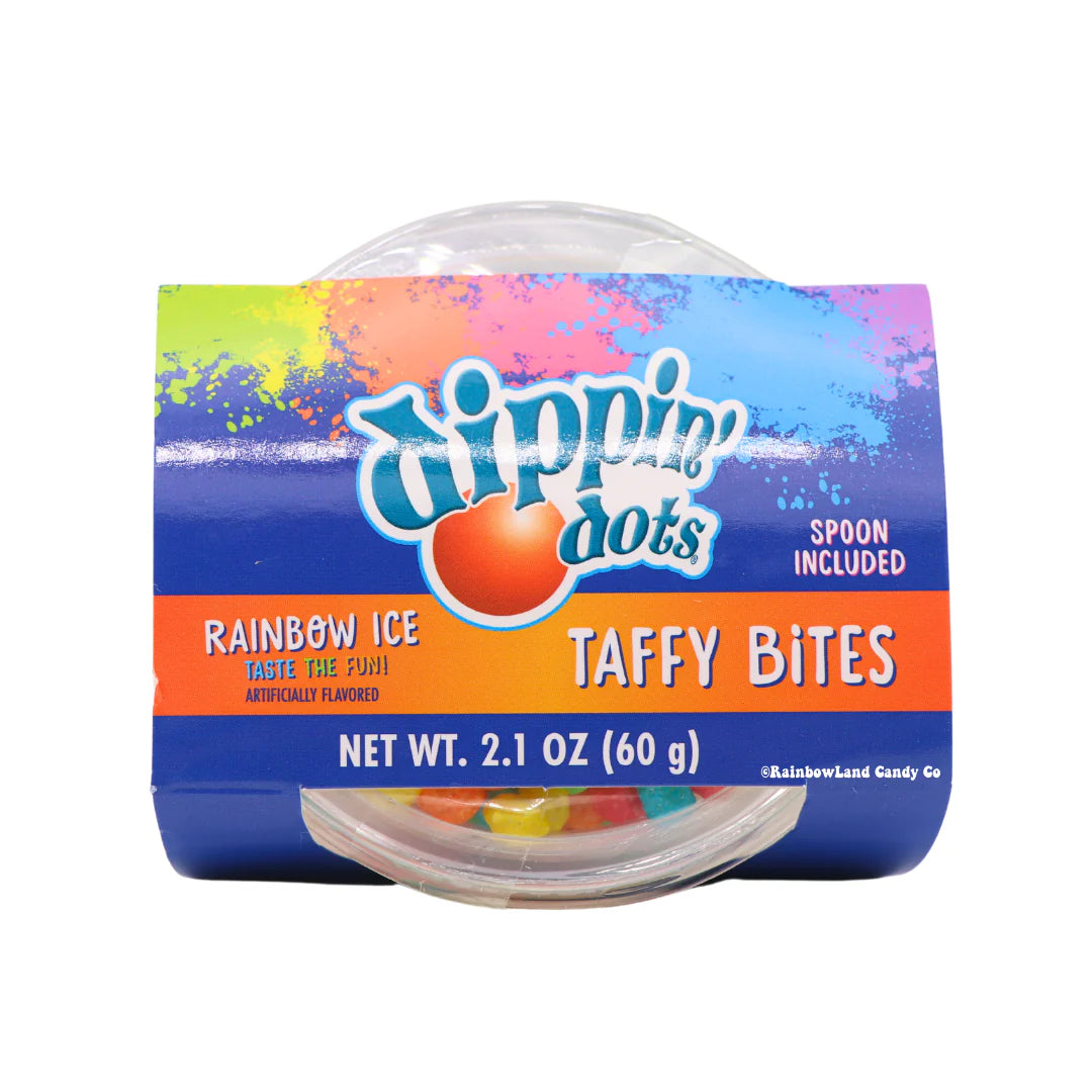 Variety Pack - 1 unit x Koko Dippin' Dots - Taffy Bites Cup 2.1 oz (60g) x 04 Units