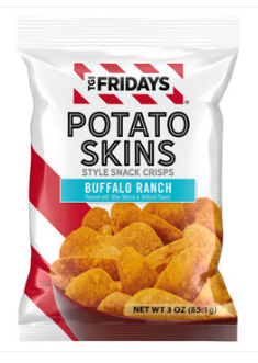 (S6-05) Chips - TGI Fridays Buffalo Ranch Potato Skin - 3oz (85g) x 6 Units