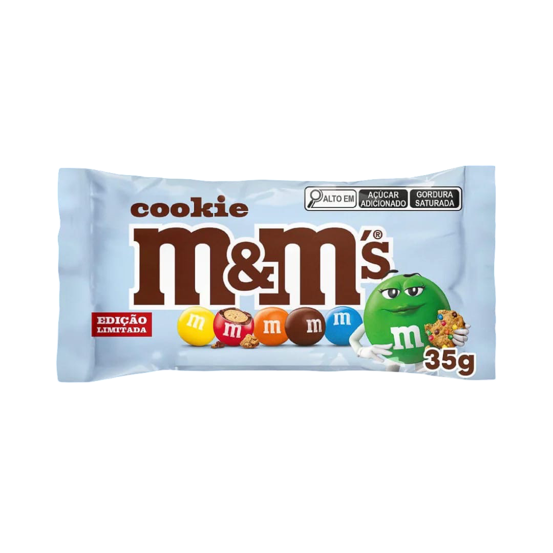 (S2-02) BRAZIL - M&M COOKIES 35g x 18 UNITS
