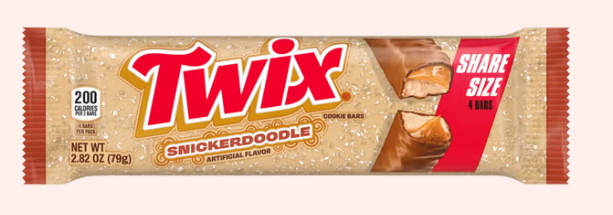 (S2-03) US - Twix Snickerdoodle Standard Size 1.41oz (33.84g) x 20 Units