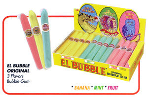 (S1-06) Box - Canada - Gum - El Bubble I Orig Bubblegum Cigars 21g x 36 units
