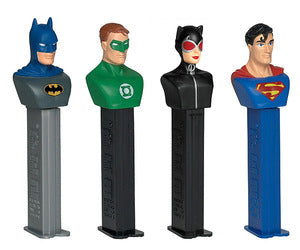(S7-14) US - PEZ BLISTER - DC Comics (Justice League) x 12 units (Displayer May Not Be Included)