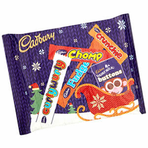 Xmas UK Cadbury SELECTION PACK SLEIGH x 20 units