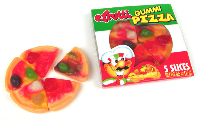 (S1-04) CHINA - eFrutti Gummi Pizza (wrapped) 48 units