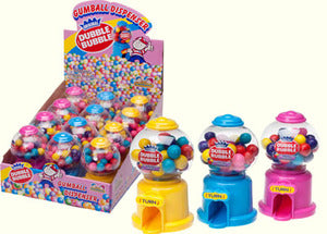 (S1-02) Box - CHINA - Kidsmania Dubble Bubble Mini Gumball Machine (x12) - SugarMarket.ca