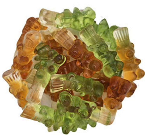 (S3-03) Germany - Bulk - Herbert's Best Caramel Apple Bears - 2.2lbs (1kg) X 1 Bag