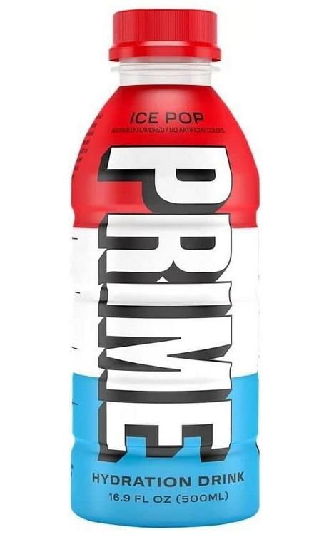 Single - Beverage - PRIME - Ice Pop 500ml X 1 unit (Buyer is responsible if drinks may leak during shipping and weather)