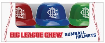 (S1-05) US - Big League Chew Helment with Gumballs 2.52 oz (71g) x 12 Units