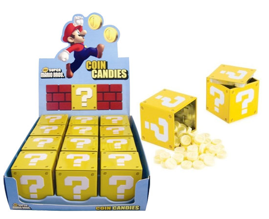 Boston America - Nintendo-Coin Candies 1.2 oz x 12 units
