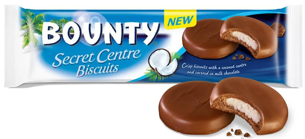(S7-06) Bounty - Secret Centre Biscuit 132g x 12 units