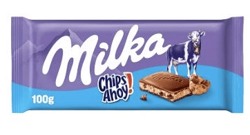 Box - KRAFT Milka Chips Ahoy 100g x 22 units - SugarMarket.ca