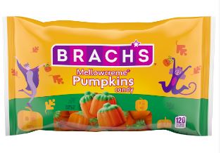 (S9-02) Halloween - Brach's Pumpkin Mellowcremes - 11oz (312g) x 1 Bag