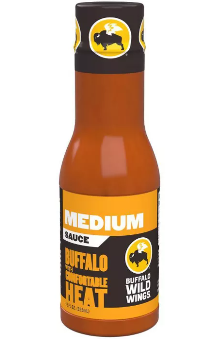 Cool - Single - Buffalo Wild Wings - Medium Sauce - 12oz (355ml) x 1 unit
