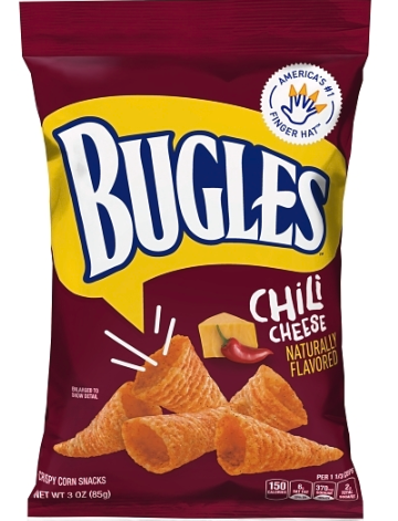 (S6-04) US - Chips - Bugles - Chili Cheese 3oz (85g) x 6 units (chips bags may be deflated during shipping)