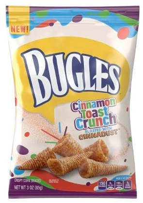 (S6-04) US - Chips - Bugles - Cinnamon Toast Crunch with Cinnadust 3oz (85g) x 6 units