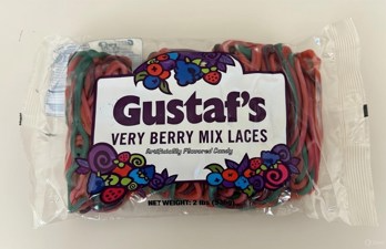 (S3-03) Bulk - Gustaf Very Berry Laces 2lb x 1 Bag