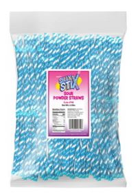 (S3-01) US - Bulk - SILLY STIX Sour Powder Candy Paper Straws - 2.5lb (1.14kg) ( Colors are randomly selected and shiped based on availability )