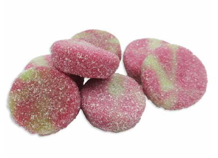 (S3-02) SPAIN - BULK - VIDAL SOUR BITES - WATERMELON & LIME 2.2LB (1 kg) x 1 bag