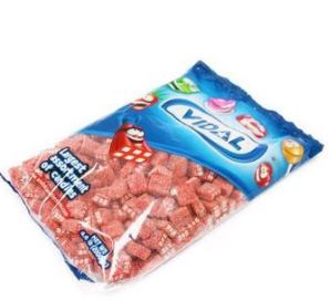 (S3-01) SPAIN - Bulk - Vidal Strawberry Bricks (Licorice) 4.4 Lb