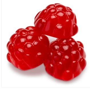 (S3-02) US - Bulk - Albanese Red Raspberry 100pcs - 5lb (2.27kg)