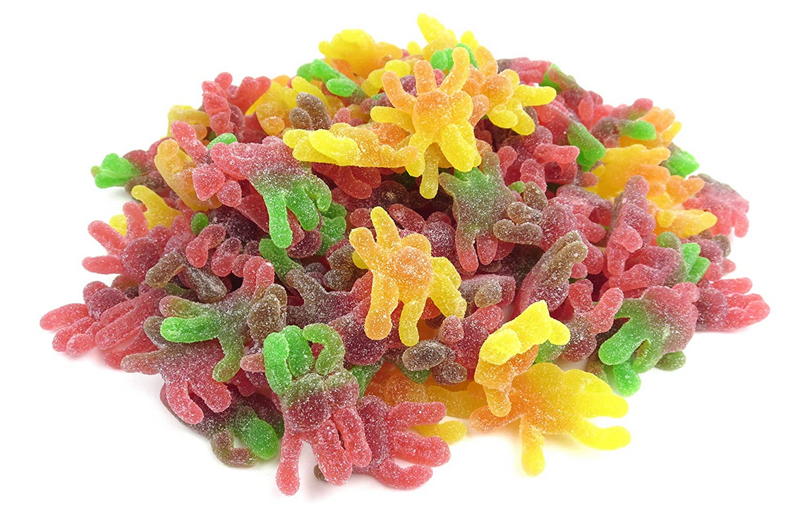 Halloween - Bulk - Vidal Hairy Spiders x 4.4LB (2kg)