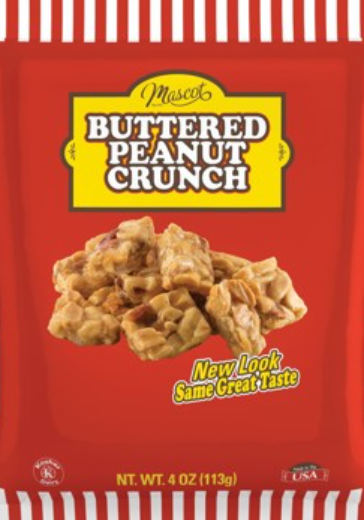 (S6-12) Buttered Peanut Crunch Bag 4oz (113g) x 12 Units