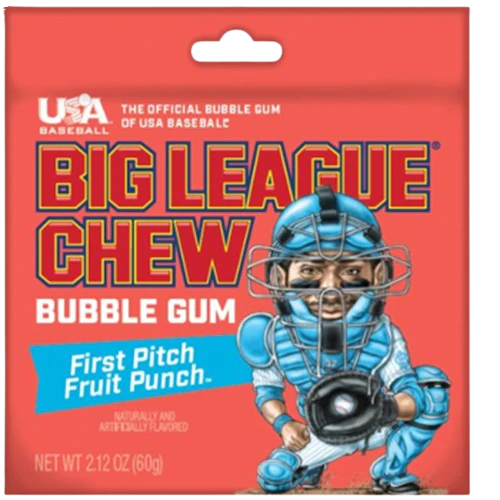 01 Variety Pack - Rotten Sour Gummy Cruncheez - 1.8 oz (51g) , Big League Chew Fruit Punch (60g) , Sour Punch - Blue Raspberry Straw (57g) , Sour Punch Blue Raspberry Flavored Sip n Chew Drinking Straws 0.9 oz.