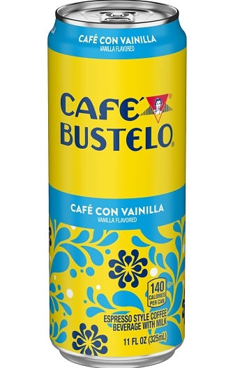 (S5-03) US - Beverage - Coffee - Cafe Bustelo - Vanilla Flavor 11 Fl Oz (325ml) x 12 units (Buyer is responsible if drinks may leak during shipping and weather)