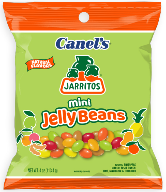 (S7-05) CANELS JARRITOS - MINI JELLY BEANS PEG 4oz (113.4g) x 12 Units