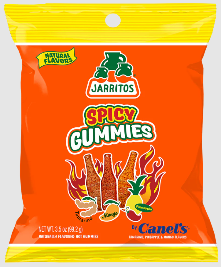 (S7-05) CANELS JARRITOS GUMMIES - SPICY 3.5oz (99.2g) x 12 Units