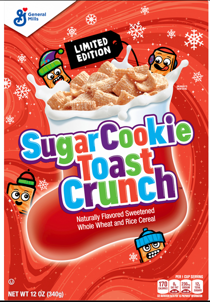 XMAS - Cereal - Sugar Cookie Toast Crunch 12oz (340g) x 1 unit