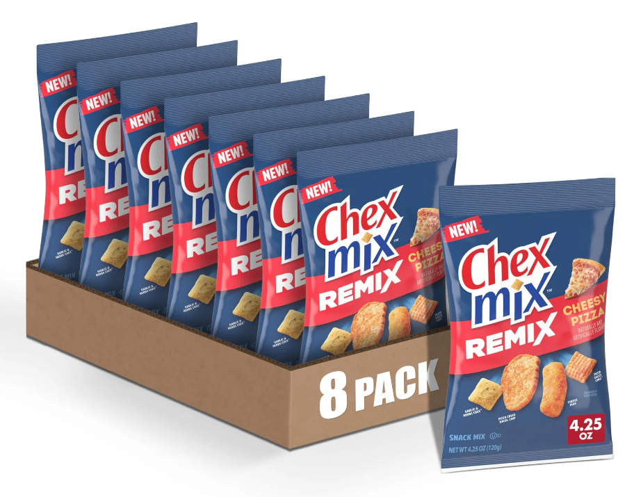 (S6-04) US - Chips - Chex Mix - Remix - Cheesy Pizza 4.25 OZ (127g) x 8 units