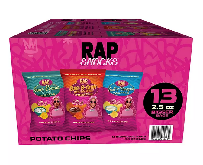 Chips - CASE - Rap Snacks - Nicki Minaj Variety Pack 2.5oz (70g) x 13 units (Limited 6 Boxes per Store)