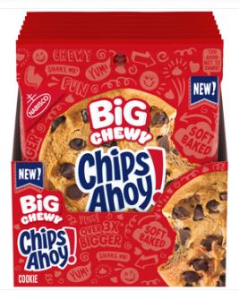 (S6-10) US - CHIPS AHOY - CHEWY ORIGINAL BIG COOKIES - 2.5oz (71g) x 14 Units (7pkx2)