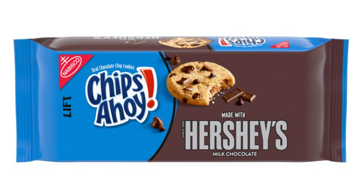 (S6-10) CHIPS AHOY - Cookies with Hershey Milk Chocolate 9.5 oz x 12 units