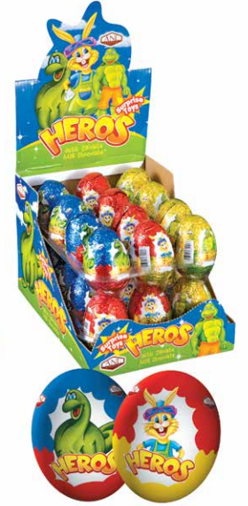 Europ Choco Eggs - Heros x 24