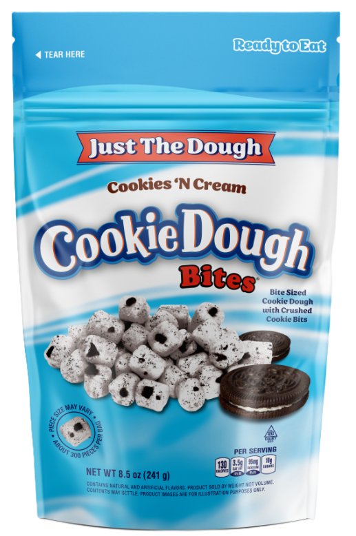 (S6-10) US - Cookie Dough Bites - Cookies N Cream - SUB Bag 8.5 oz (241g) x 10 units