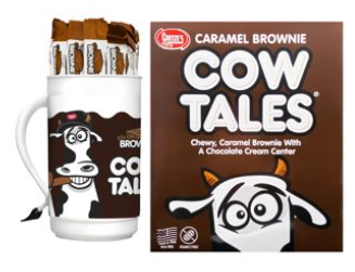 (S6-03) Cow Tales Tumblers - Caramel Brownie 1oz (28g) x 100 Units