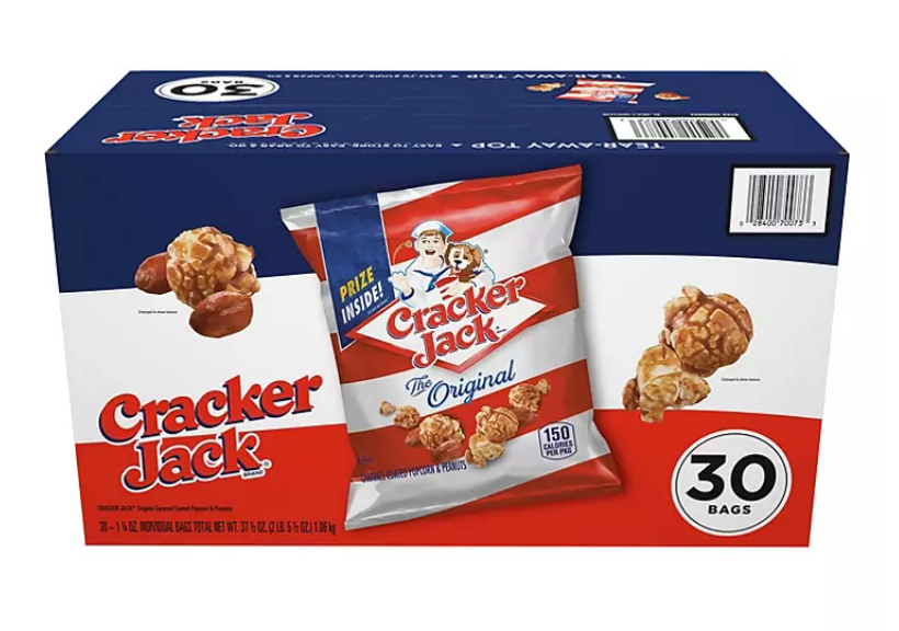 (S6-03) Cracker Jacks Bag 1.25oz (35.4g) x 30 units