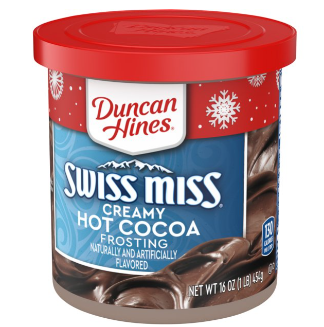 CASE - Duncan Hines Swiss Miss Hot Cocoa Frosting 16oz (454g) x 12 units