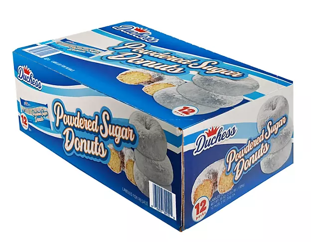 (S2-03) Duchess Mini Powdered Sugar Donuts 3oz (85g) x 12 Units