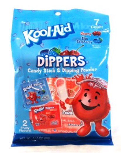 EASTER - Kool-Aid 7ct. Dipping Candy - Peg Bag 2.10oz x (2x12) 24 units