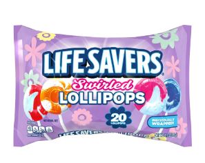 (S5-03) Easter - Lifesavers Swirled Assorted Lollipops (20pk) - 7.1oz(201g) x 1 Bag