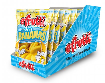 Single x 1 Unit - eFrutti - Bunch of Bananas PEG BAG 3.5oz (100g)