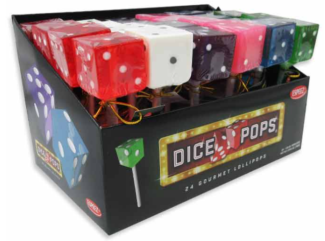 (S1-03) Box - CHINA- Espeez DICE POP 33g - Assorted x 24 units