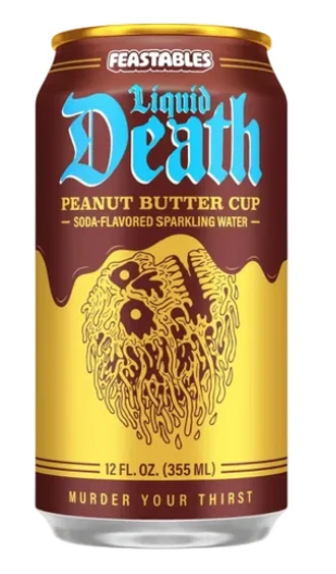 (S5-03) US - Beverage - FEASTABLES - Liquid Death Peanut Butter Cup 12 fl oz (355 ml) x 24 units