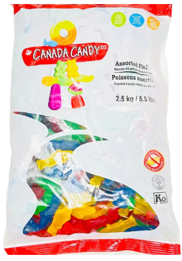 Bulk - CCC Assorted Fish 2.5kg x 1 Bag