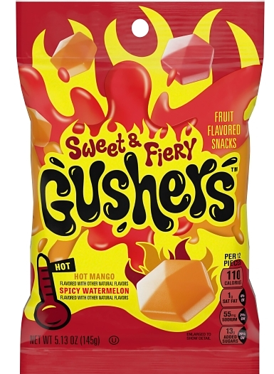 (S1-03) Fruit Gushers - Sweet & Fiery 5.13oz (145g) x 6 Units